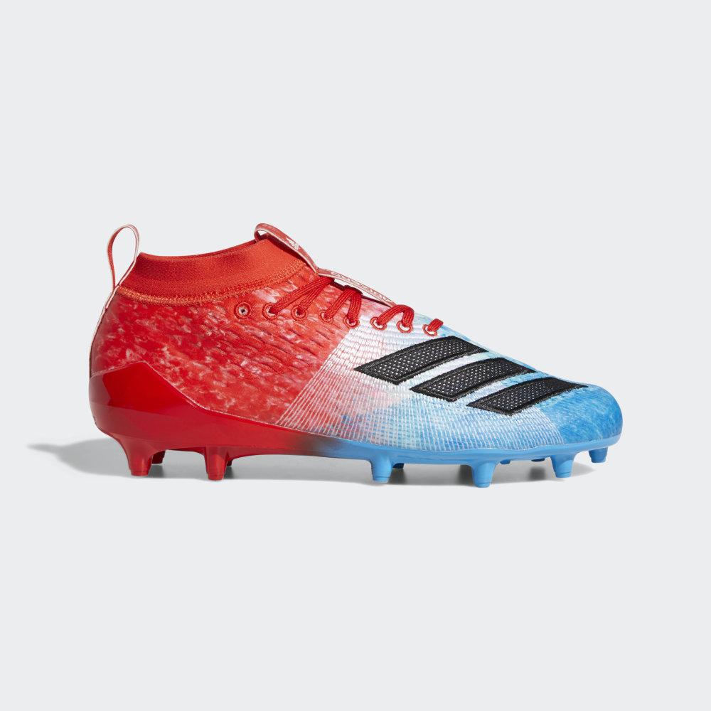 Ghete Fotbal Adidas adizero 8.0 Barbati Romania - Albastri/Negrii/Rosii F35080